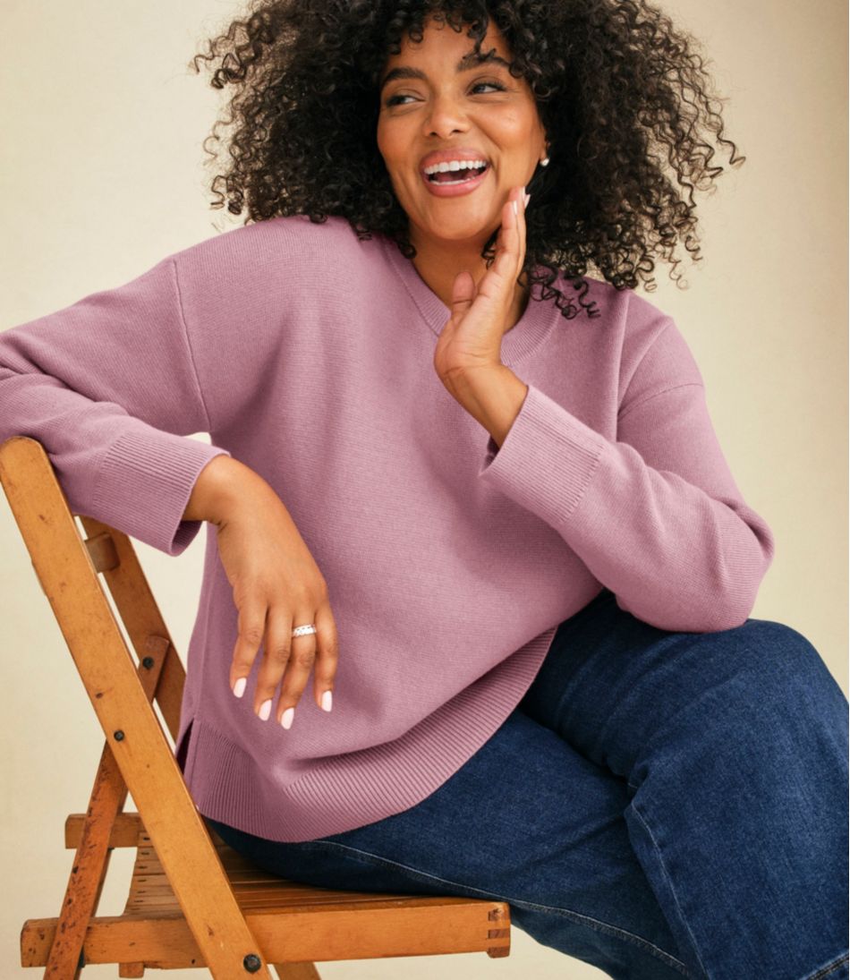 L.L.Bean For Sale | Women's Wicked Soft Cotton/Cashmere Crewneck Sweater