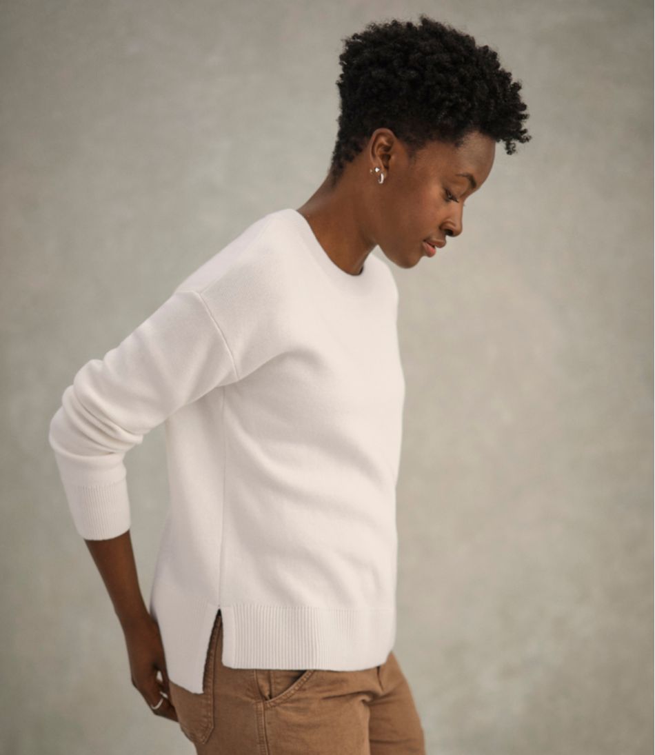 L.L.Bean For Sale | Women's Wicked Soft Cotton/Cashmere Crewneck Sweater
