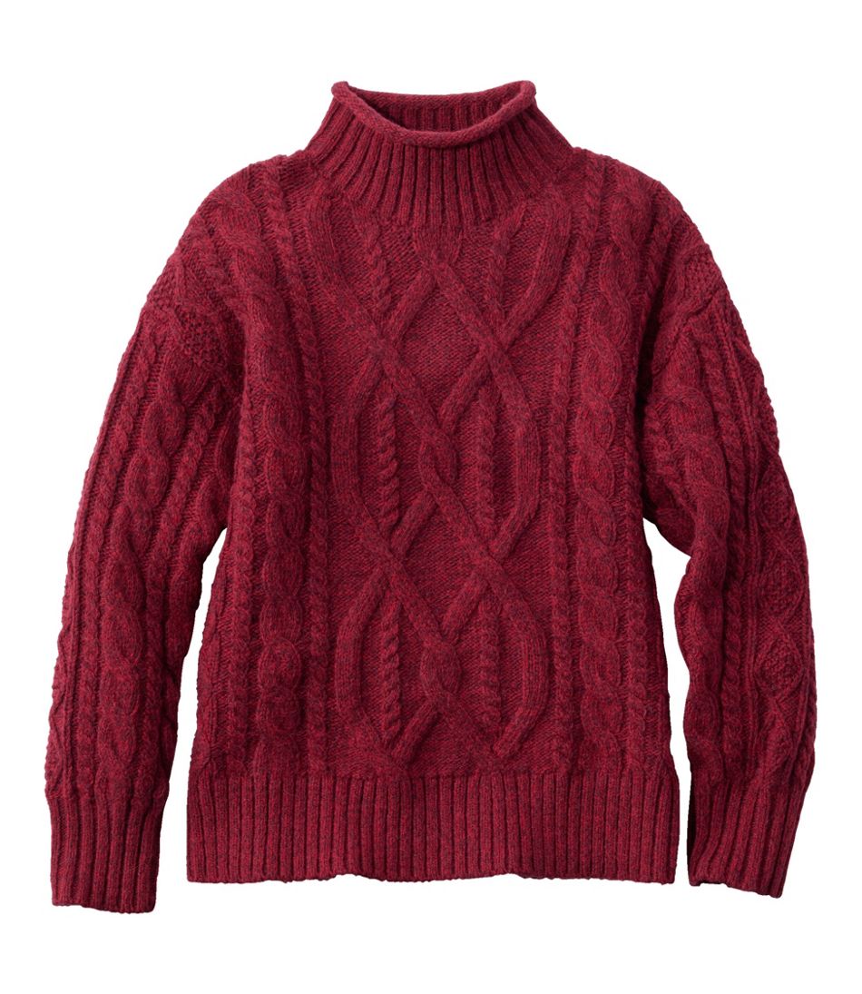 L.L.Bean US | Women's 1912 Heritage Wool Blend Mockneck Sweater