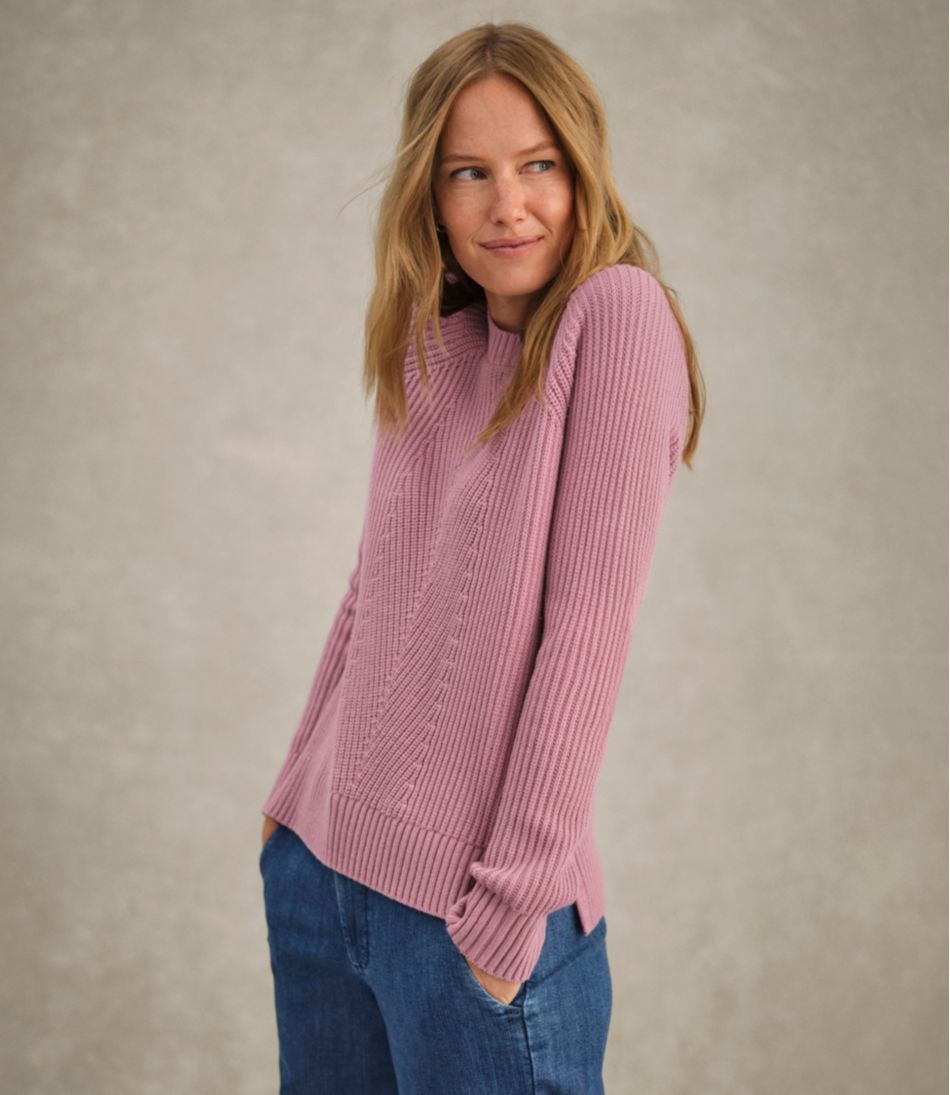 L.L.Bean | Women's Mariner Shaker Sweater, Crewneck