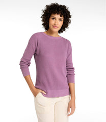 L.L.Bean Online | Women's Sunwashed Waffle Sweater, Pullover