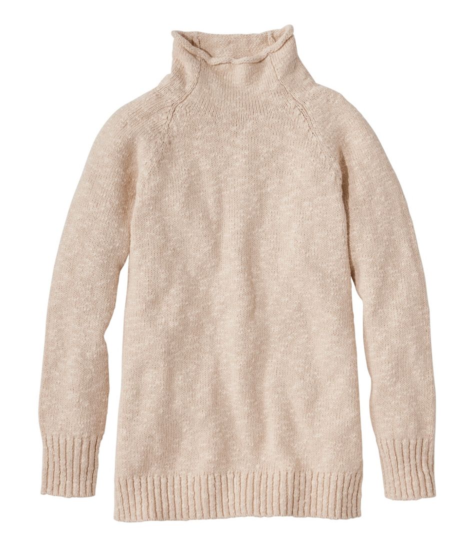 L.L.Bean Sale | Women's Cotton Ragg Sweater, Funnelneck Pullover