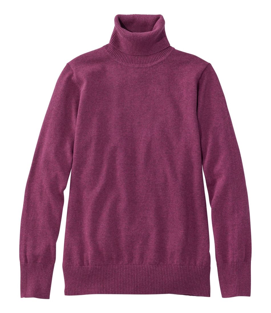 L.L.Bean US | Women's Cotton/Cashmere Sweater, Turtleneck