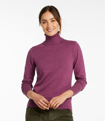 L.L.Bean US | Women's Cotton/Cashmere Sweater, Turtleneck