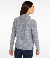 L.L.Bean Online | Women's Mariner Shaker Sweater, Quarter-Zip