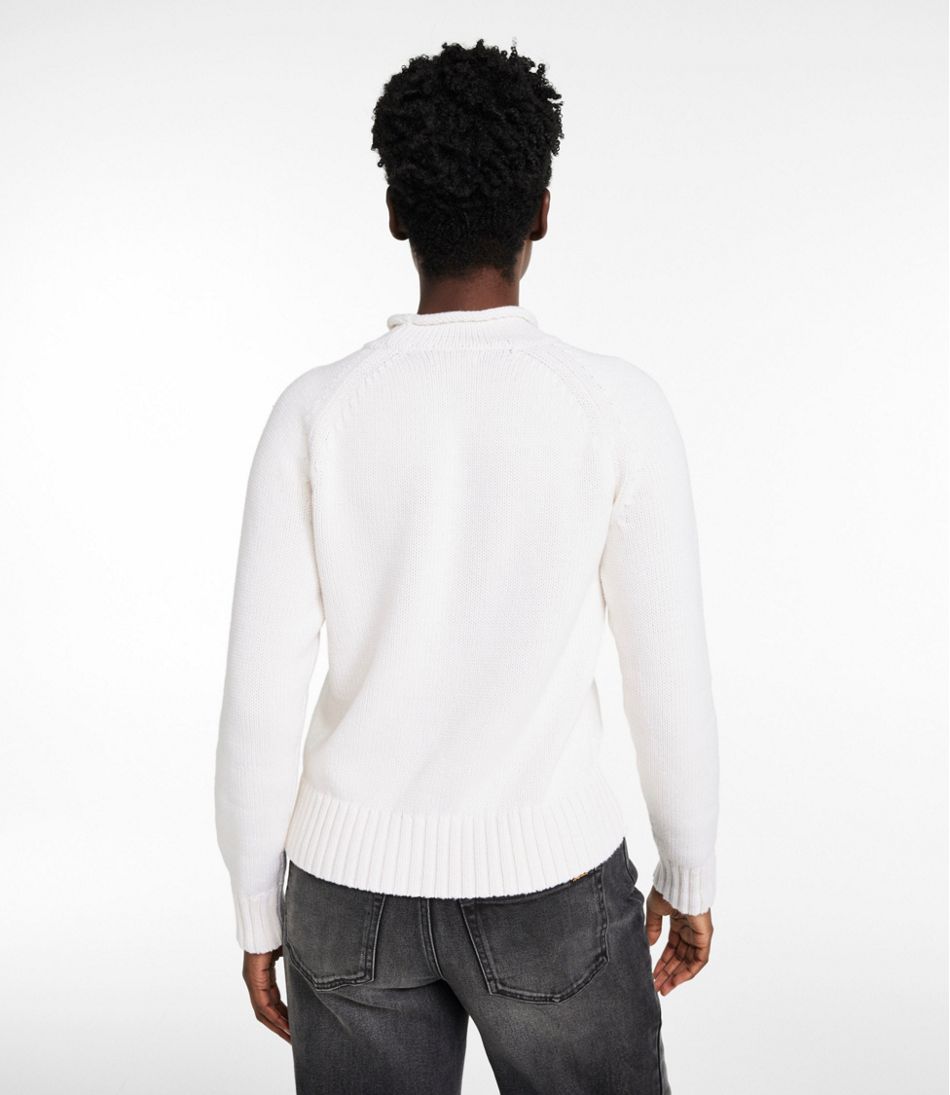 L.L.Bean Outlet | Women's Signature Original Cotton Sweater, Rollneck Novelty