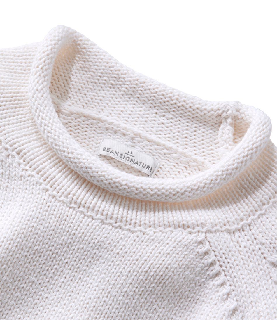 L.L.Bean Outlet | Women's Signature Original Cotton Sweater, Rollneck Novelty