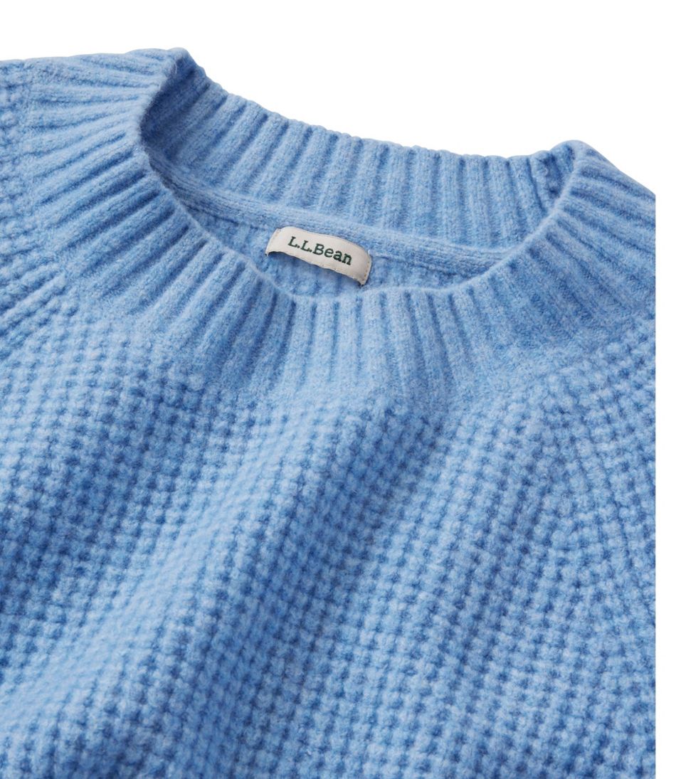 L.L.Bean Sale | Women's SuperSoft Waffle Sweater, Crewneck