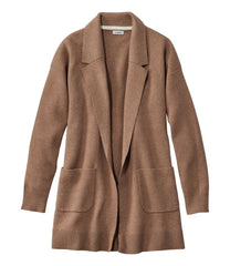 L.L.Bean New | Women's Wicked Soft Cotton/Cashmere Coatigan Sweater