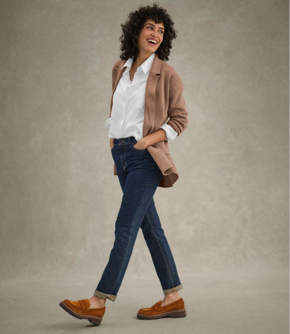 L.L.Bean New | Women's Wicked Soft Cotton/Cashmere Coatigan Sweater