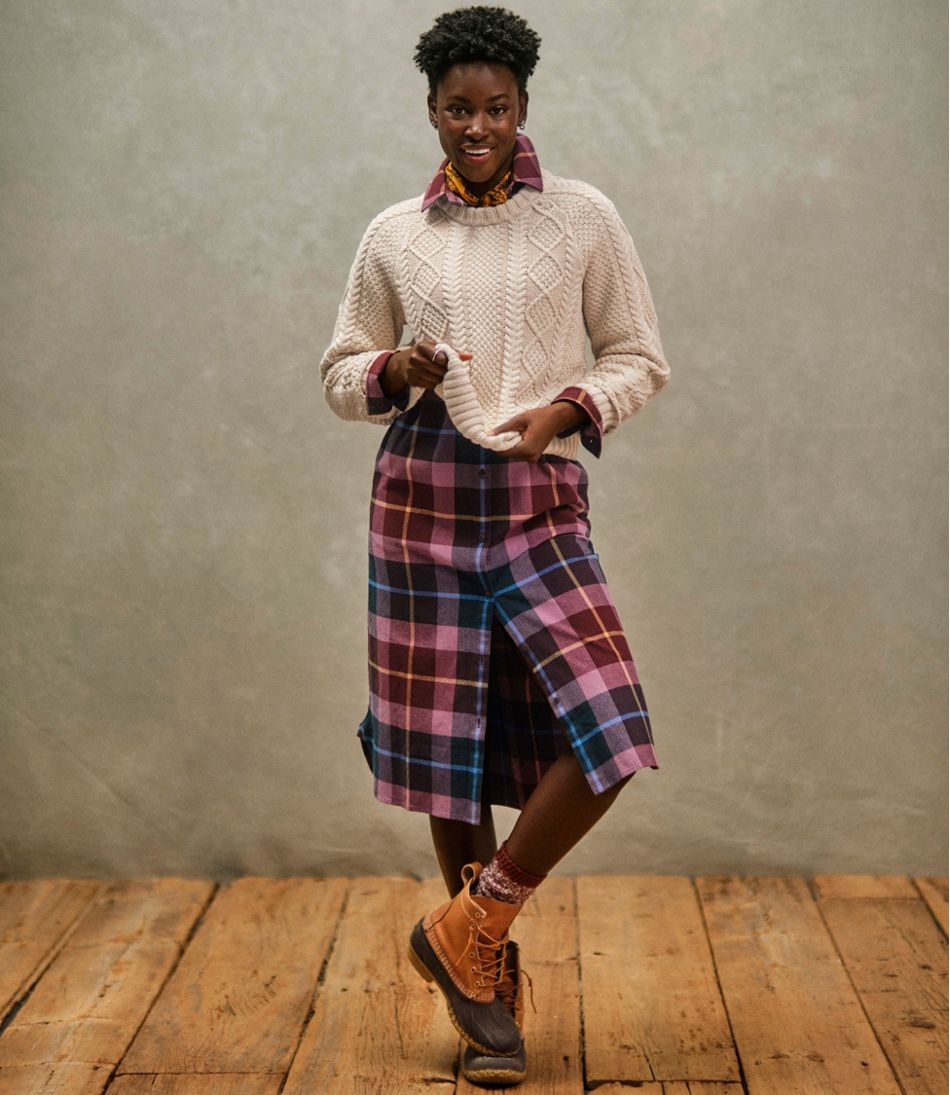 L.L.Bean Discount | Women's Signature Cotton Fisherman Sweater, Crewneck