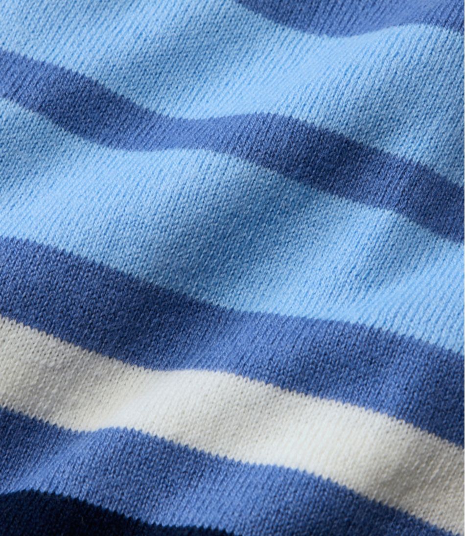 L.L.Bean Outlet | Women's Cotton/Cashmere Sweater, Crewneck Stripe