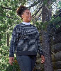 L.L.Bean Sale | Women's Bean's Classic Ragg Wool Sweater, Crewneck Bird's-Eye