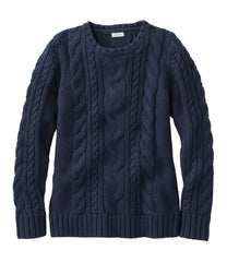 L.L.Bean On Sale | Women's Double L® Cable Sweater, Crewneck