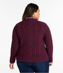 L.L.Bean On Sale | Women's Double L® Cable Sweater, Crewneck