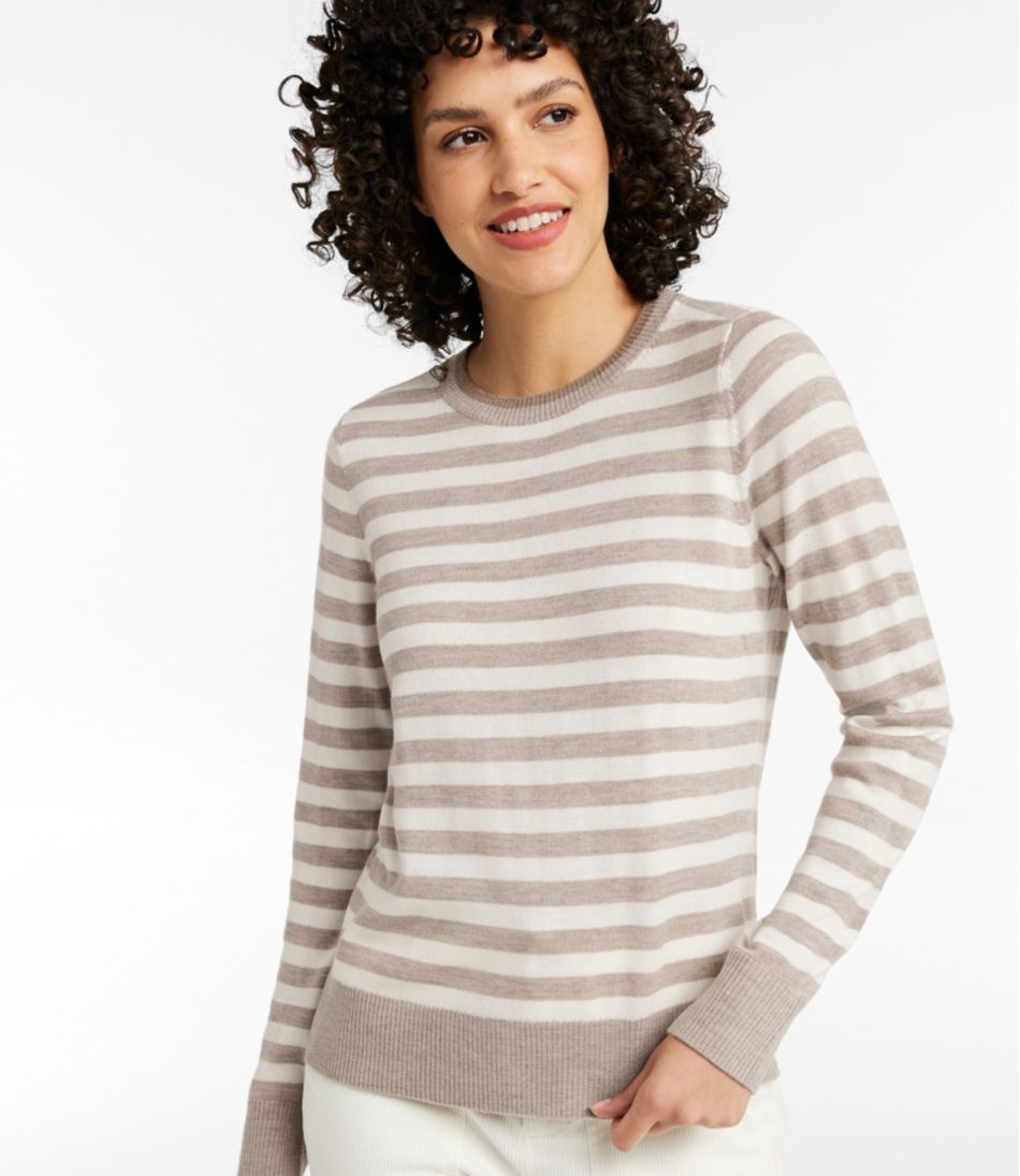 L.L.Bean US | Women's Essential Merino Wool Sweater, Crewneck