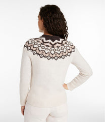L.L.Bean Online | Women's Bean's Classic Ragg Wool Sweater, Crewneck Fair Isle
