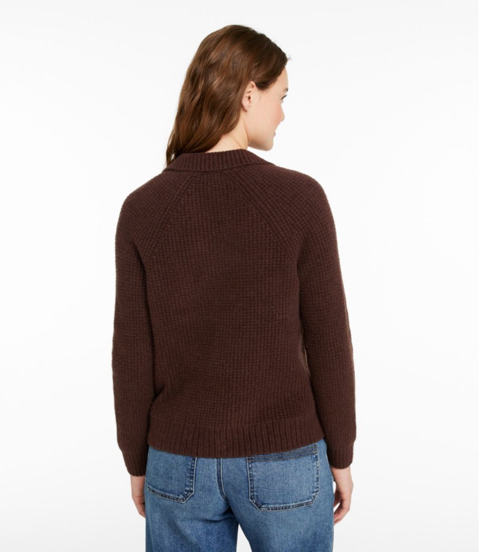 L.L.Bean Sale | Women's SuperSoft Waffle Sweater, Polo