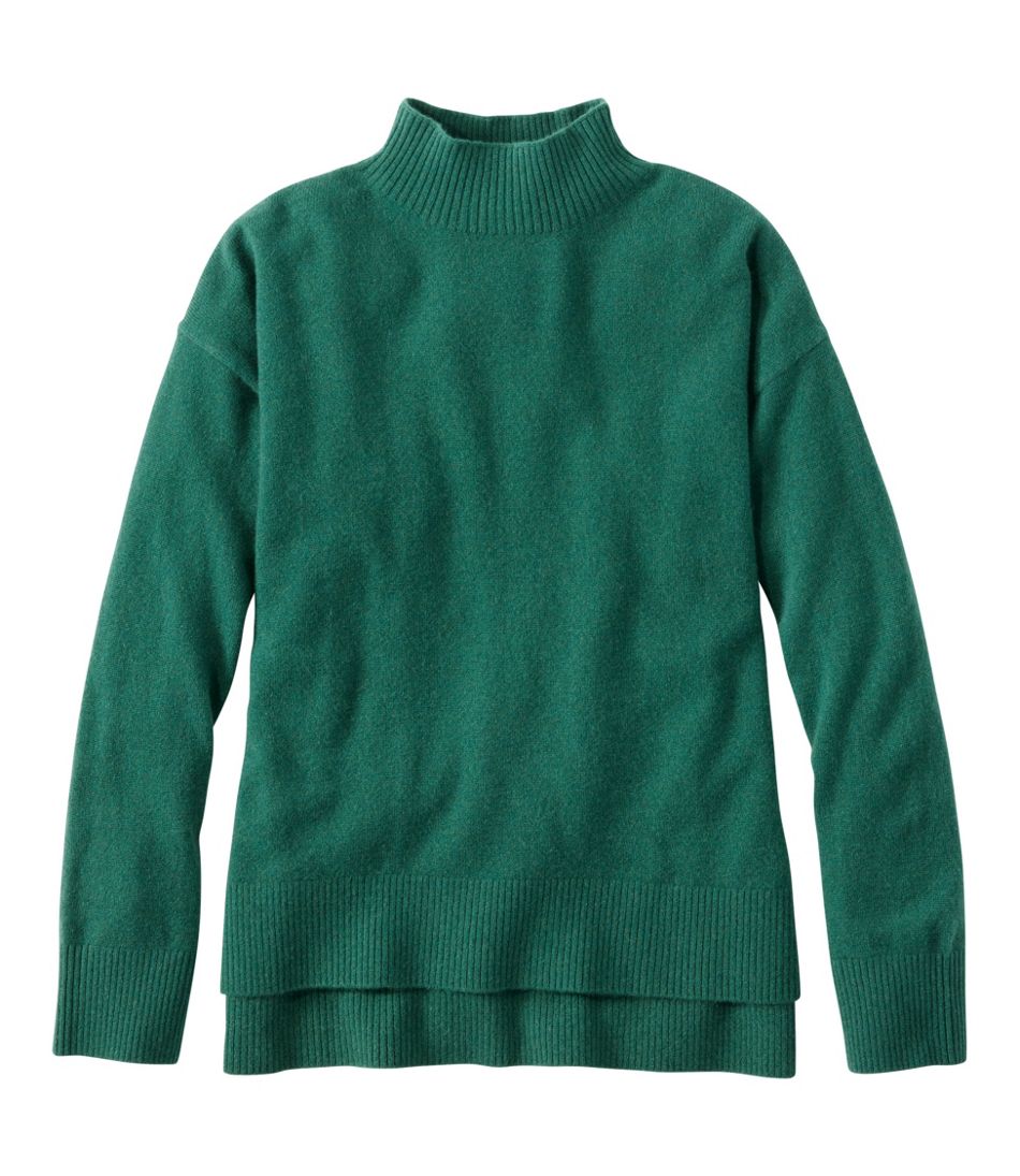L.L.Bean For Sale | Women's Classic Cashmere Sweater, Relaxed Mockneck