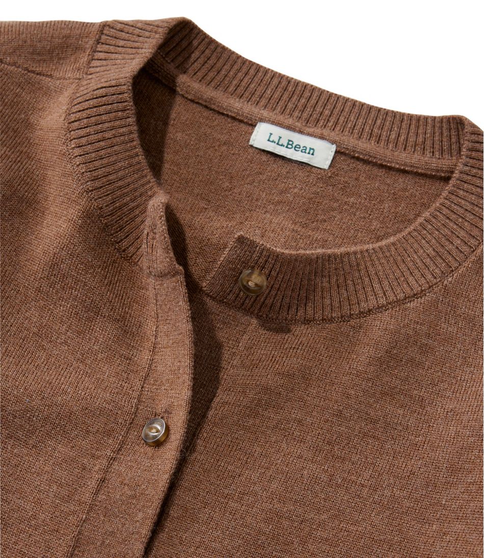 L.L.Bean New | Women's Essential Merino Wool Sweater, Cardigan
