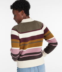 L.L.Bean Discount | Women's Signature Original Cotton Sweater, Rollneck Stripe