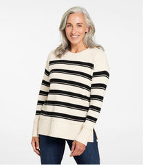 L.L.Bean US | Women's Heritage Heirloom Wool/Cashmere Sweater, Crewneck Stripe