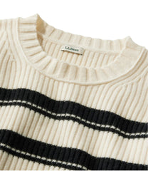 L.L.Bean US | Women's Heritage Heirloom Wool/Cashmere Sweater, Crewneck Stripe