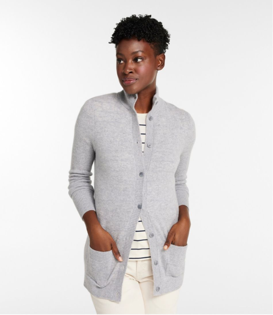 L.L.Bean Online | Women's Classic Cashmere Button-Front Cardigan