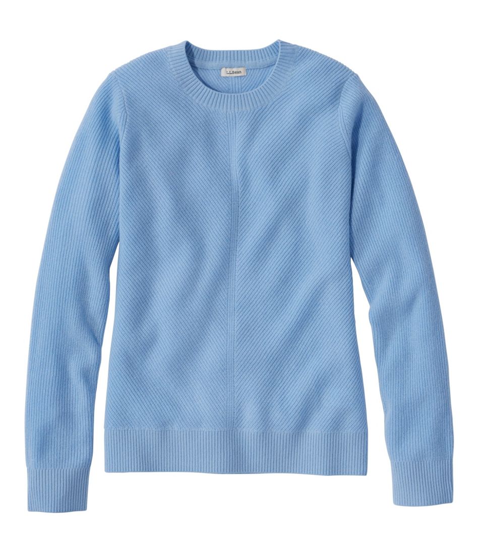 L.L.Bean US | Women's Classic Cashmere Textured Sweater, Crewneck