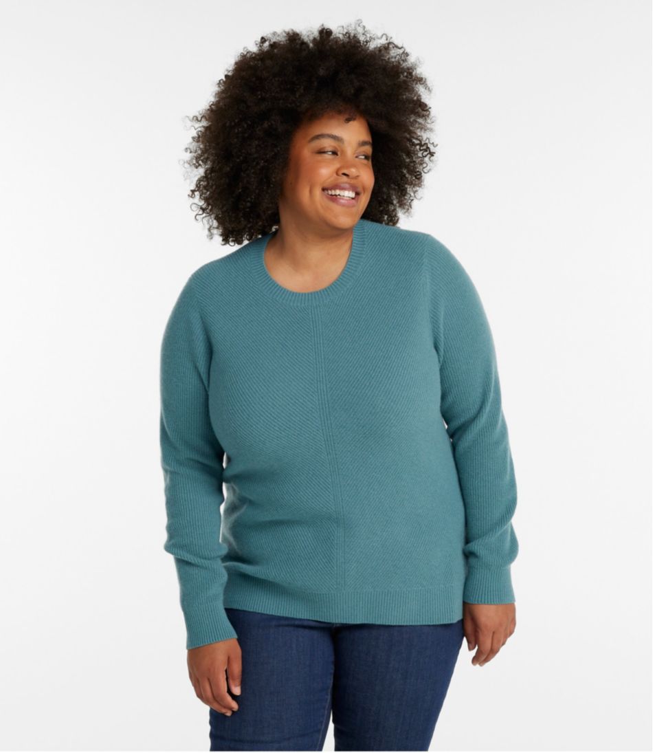 L.L.Bean US | Women's Classic Cashmere Textured Sweater, Crewneck