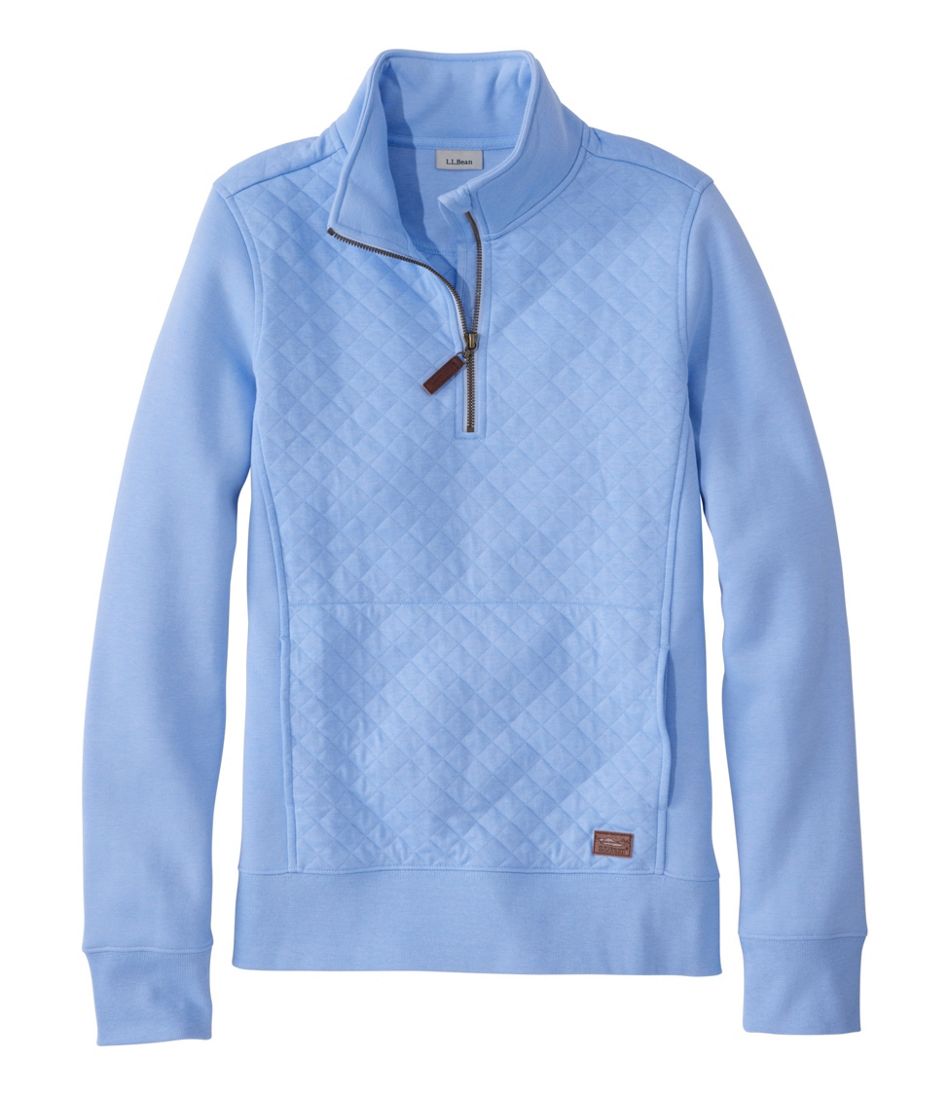 L.L.Bean Online | Women's Quilted Quarter-Zip Pullover