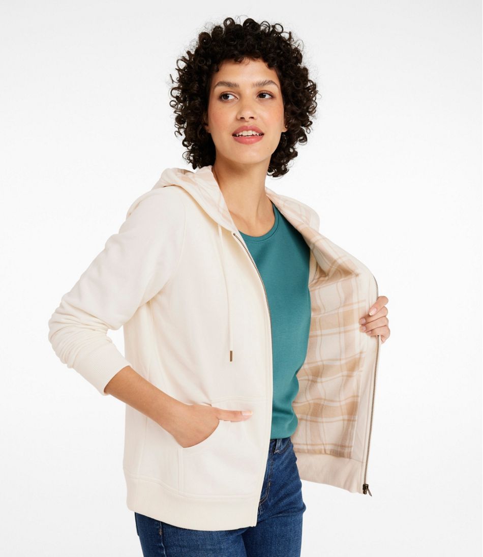 L.L.Bean For Sale | Women's 1912 Sweatshirt, Flannel-Lined Hoodie