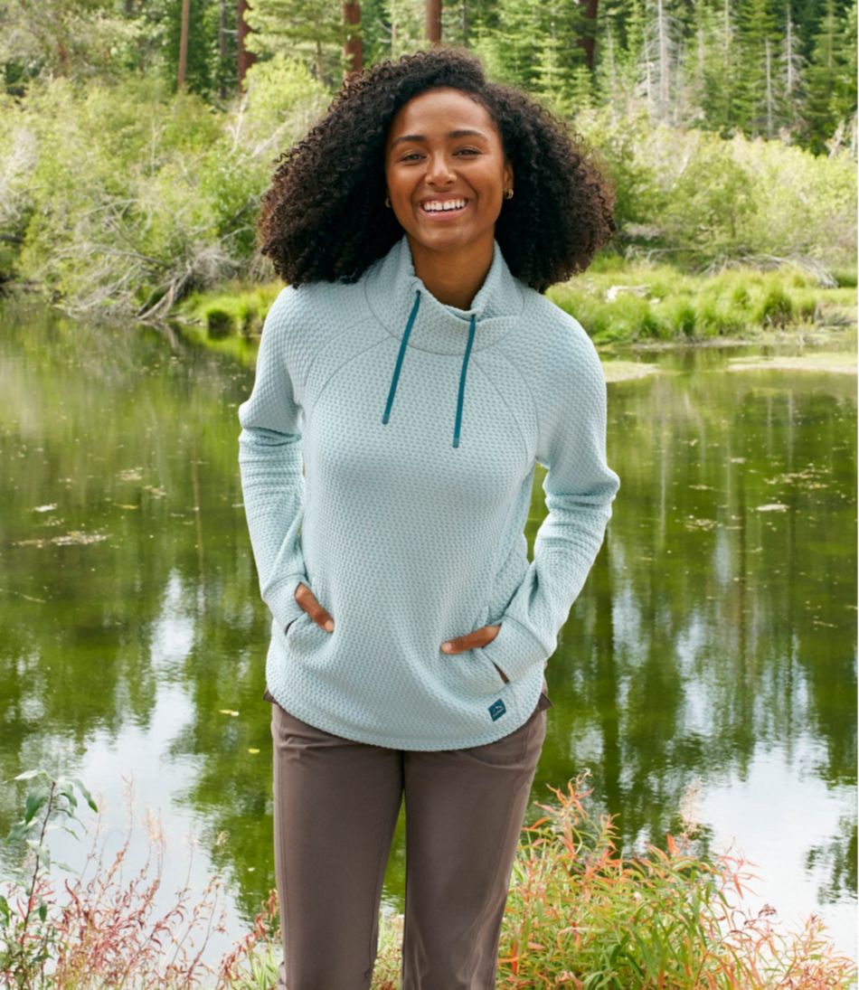 L.L.Bean New | Women's Ridgeknit Crossneck Pullover