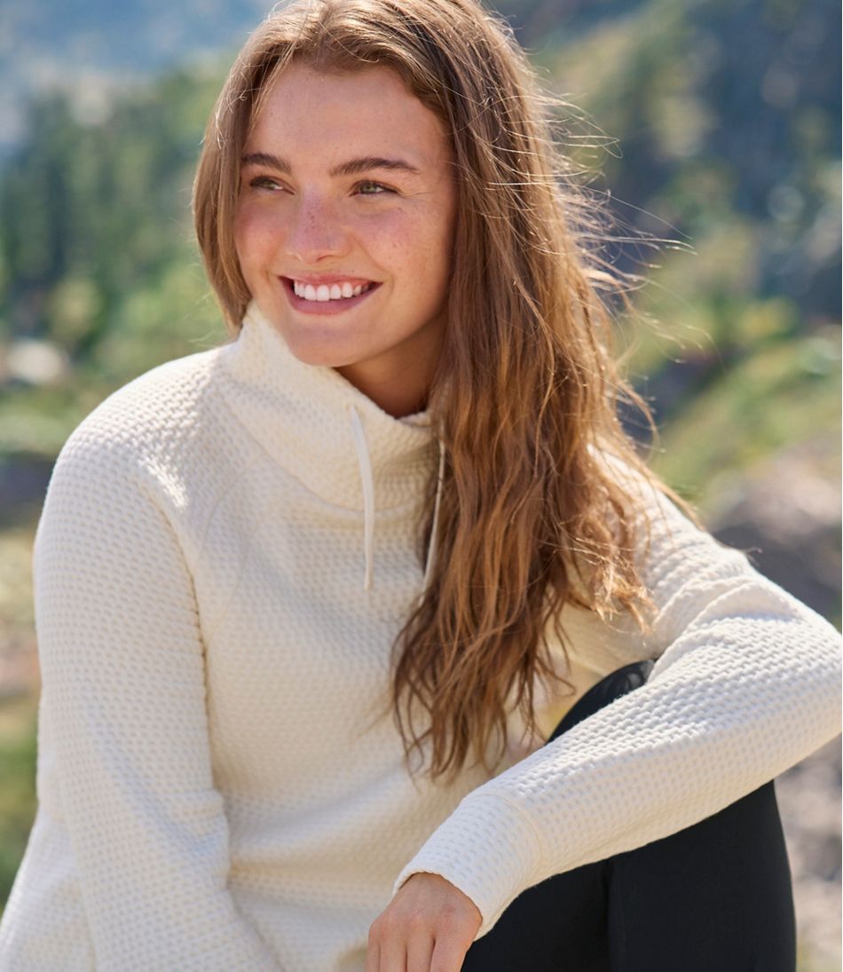 L.L.Bean New | Women's Ridgeknit Crossneck Pullover