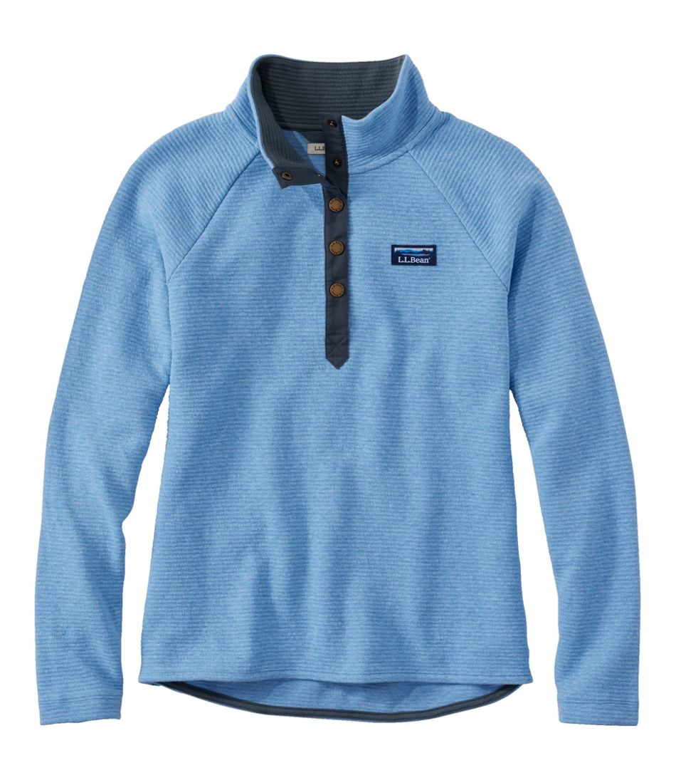 L.L.Bean US | Women's Lakewashed Double-Knit Quarter-Snap