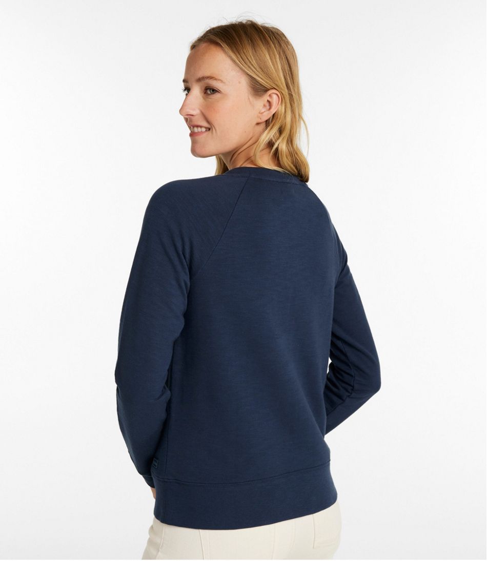 L.L.Bean Discount | Women's Peaks Island Crewneck, Logo