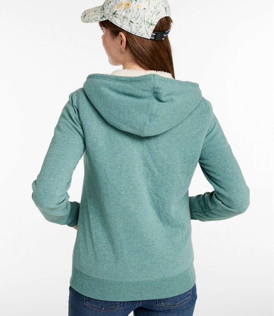 L.L.Bean Outlet | Women's 1912 Sweatshirt, Sherpa-Lined Hoodie