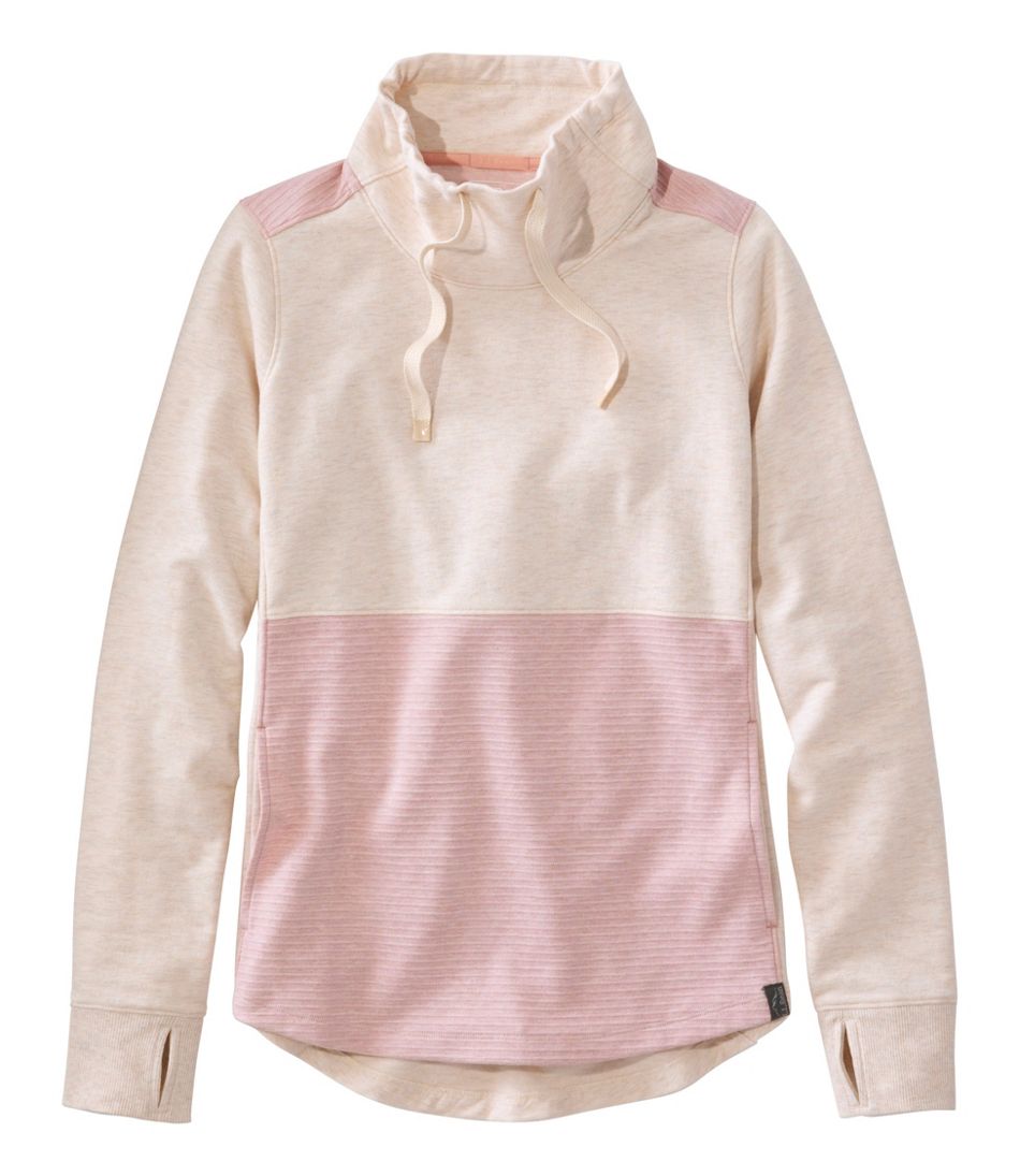 L.L.Bean Outlet | Women's Bean's Cozy Mixed Knits Pullover, Colorblock