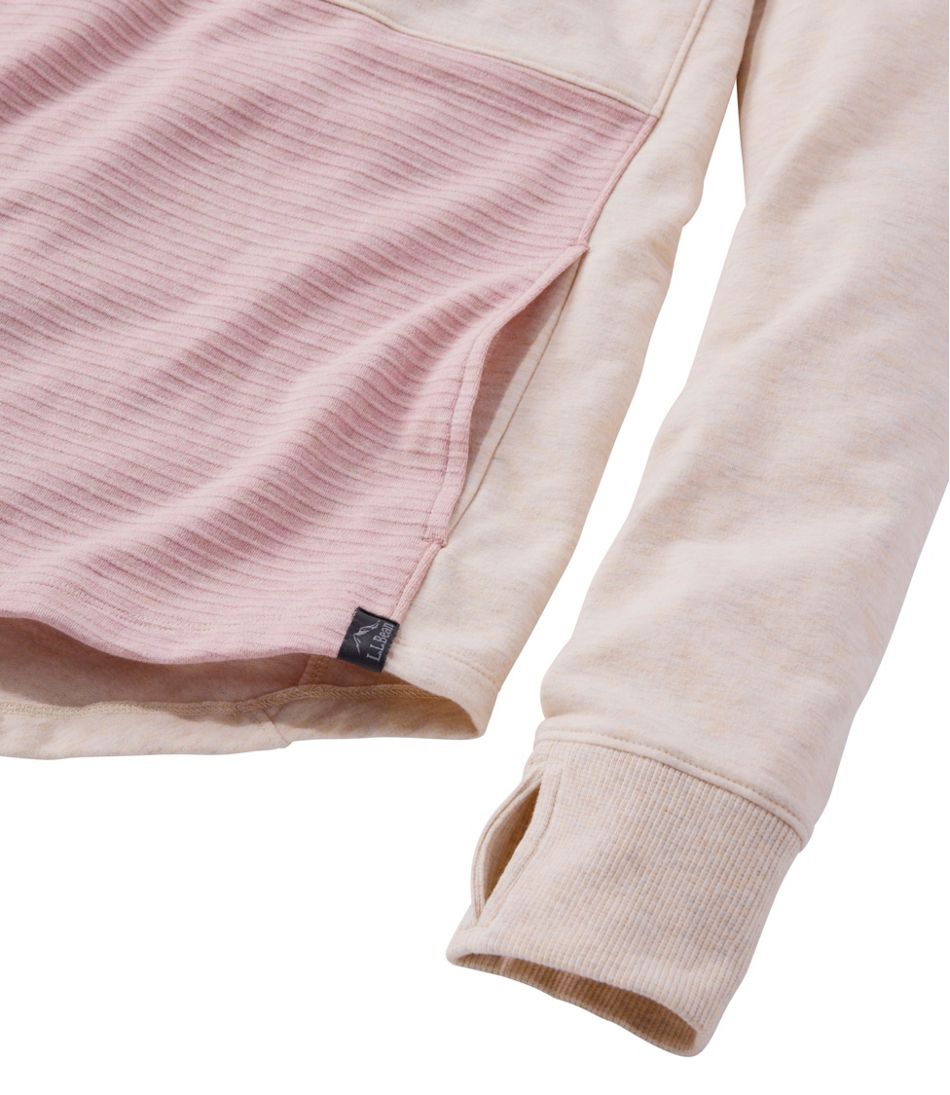 L.L.Bean Outlet | Women's Bean's Cozy Mixed Knits Pullover, Colorblock