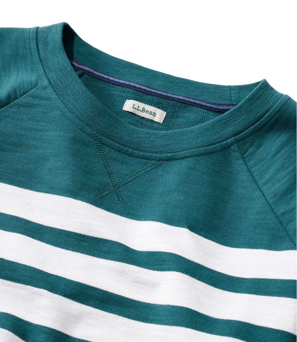 L.L.Bean Sale | Women's Peaks Island Crewneck, Stripe