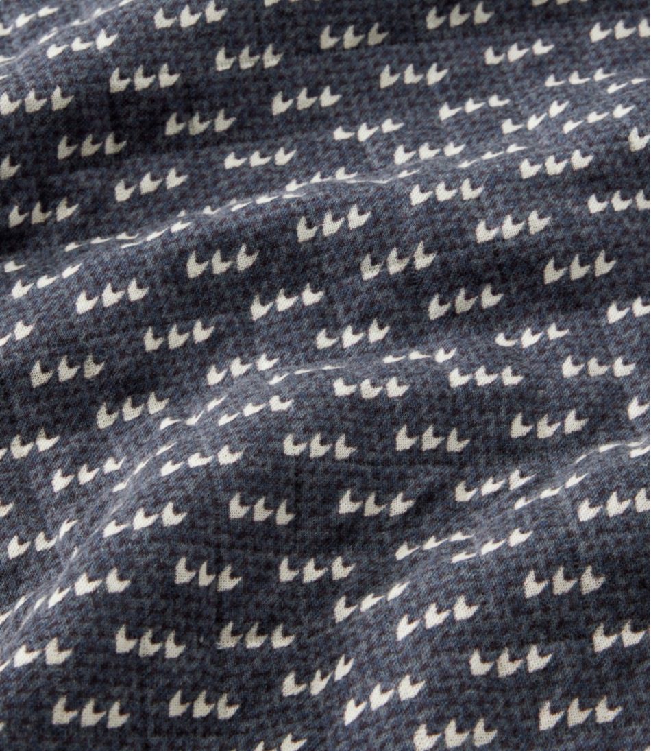 L.L.Bean US | Women's Quilted Sweatshirt, Snapneck Pullover Print