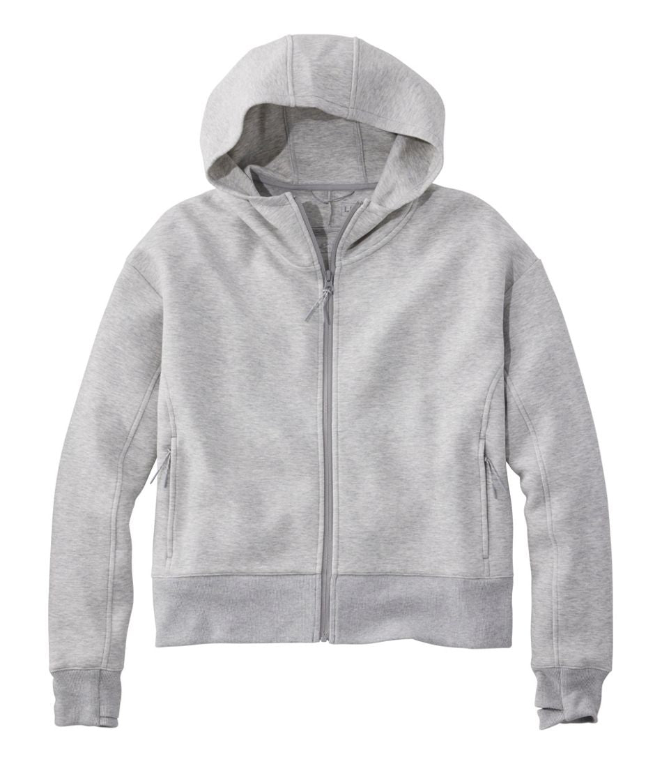 L.L.Bean Online | Women's Multisport Lifestyle Hoodie, Oversized Full-Zip