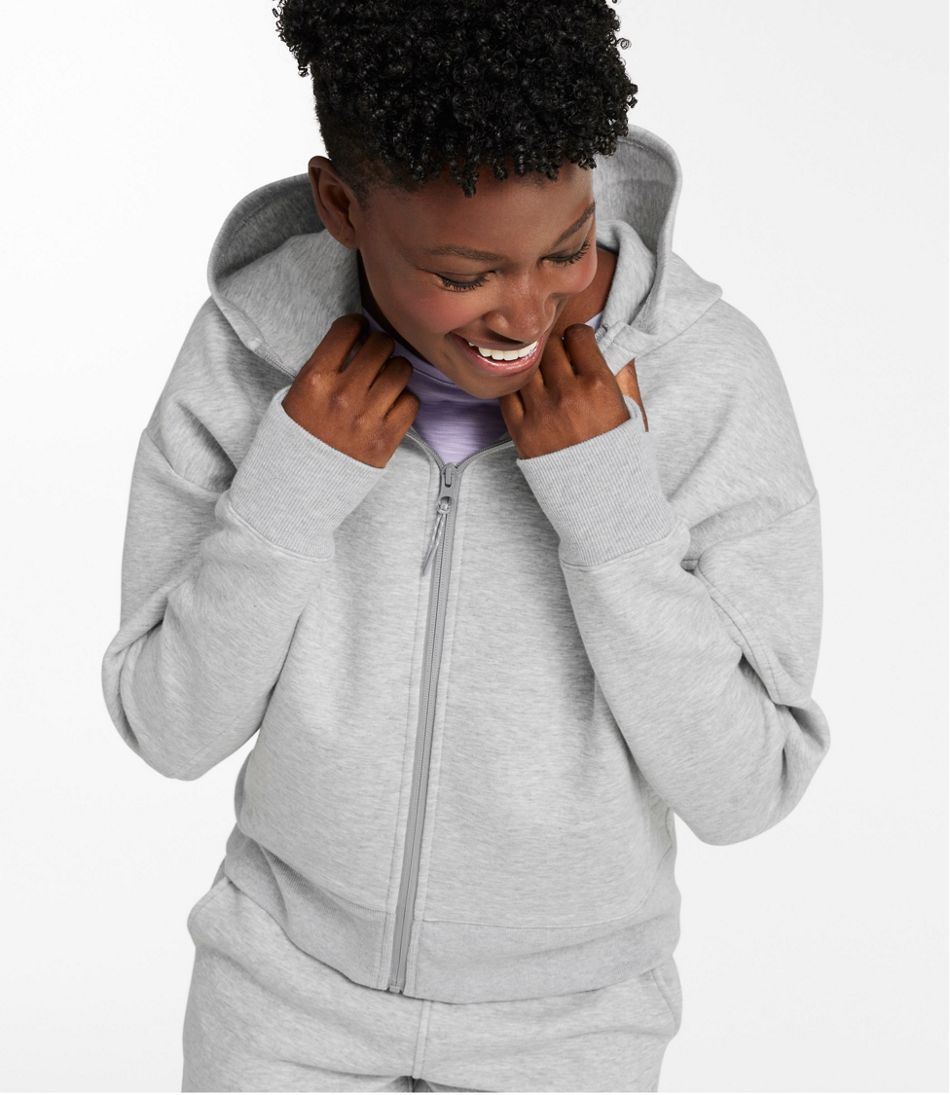 L.L.Bean Online | Women's Multisport Lifestyle Hoodie, Oversized Full-Zip
