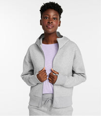 L.L.Bean Online | Women's Multisport Lifestyle Hoodie, Oversized Full-Zip