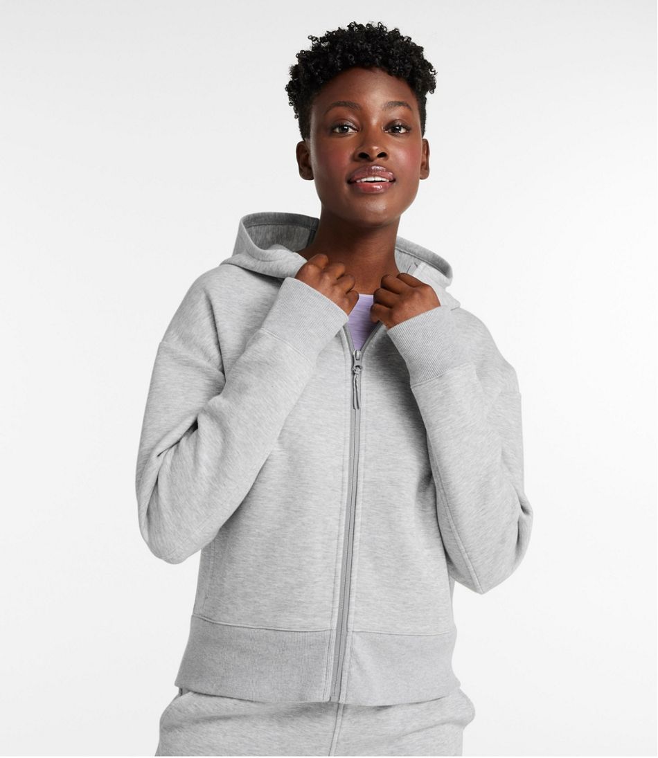 L.L.Bean Online | Women's Multisport Lifestyle Hoodie, Oversized Full-Zip