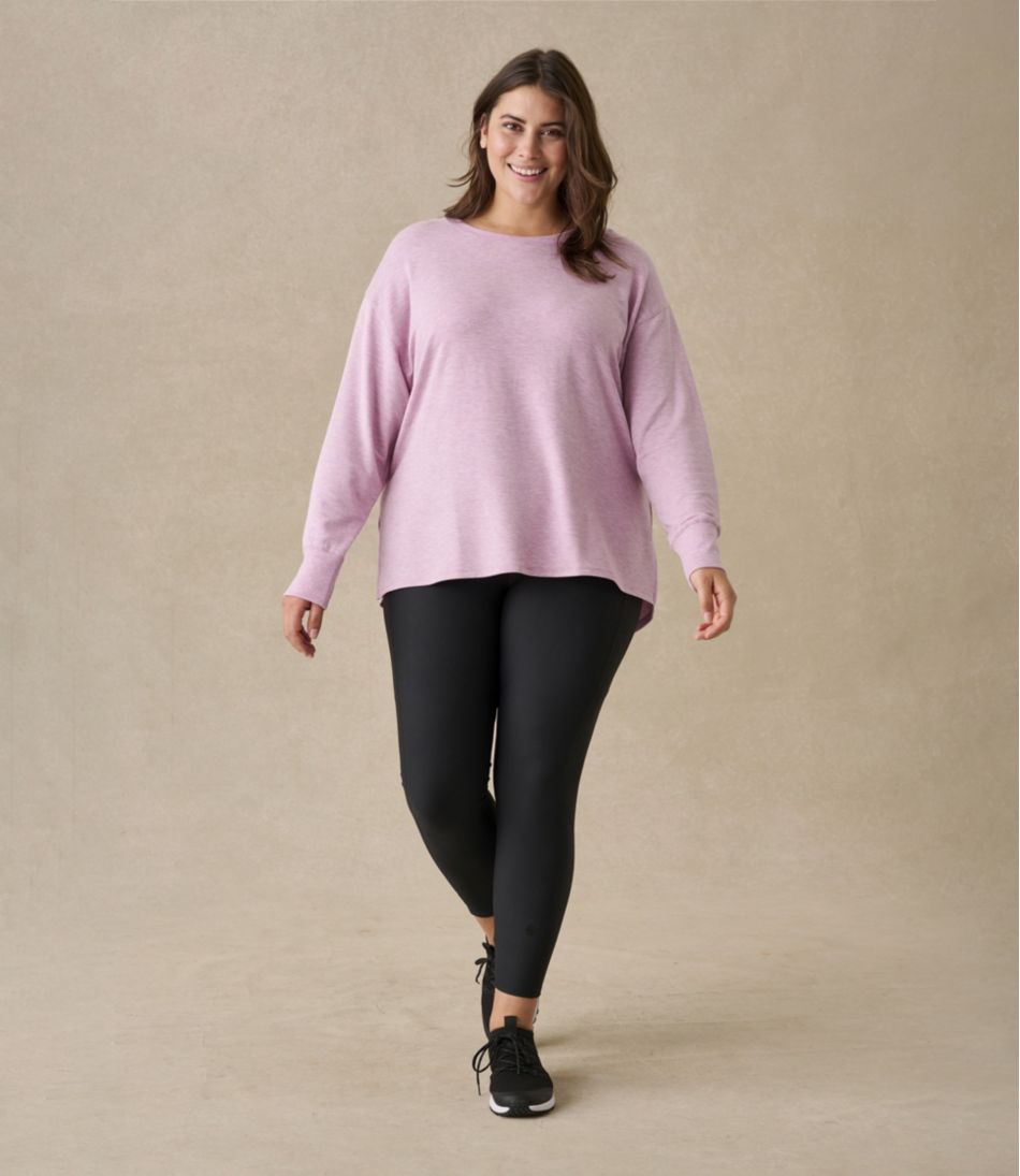 L.L.Bean Discount | Women's SoftFlex Crewneck Dolman Sleeve Pullover