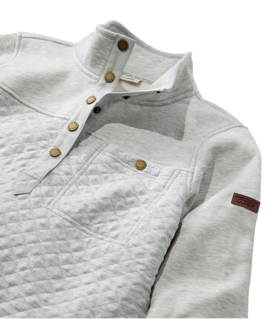 L.L.Bean Sale | Women's Quilted Sweatshirt, Mockneck Tunic