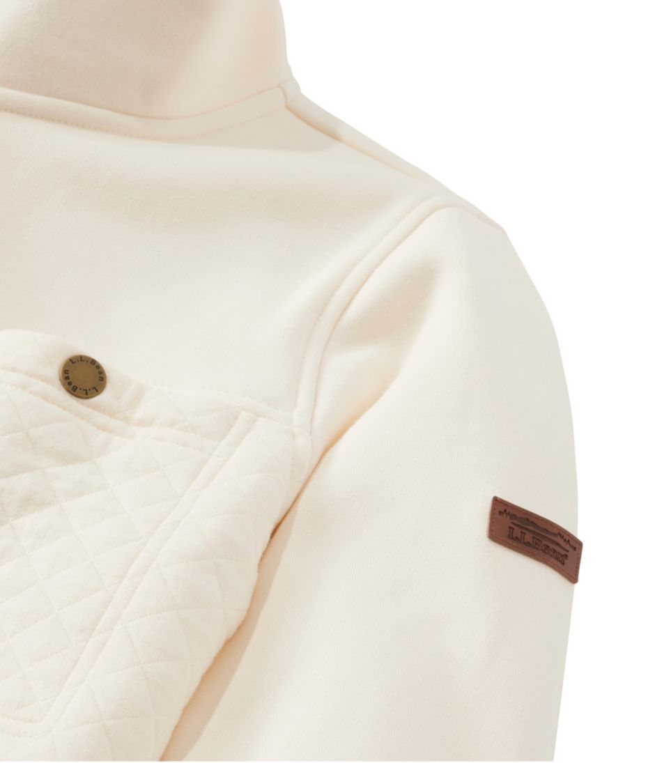 L.L.Bean Sale | Women's Quilted Sweatshirt, Mockneck Tunic