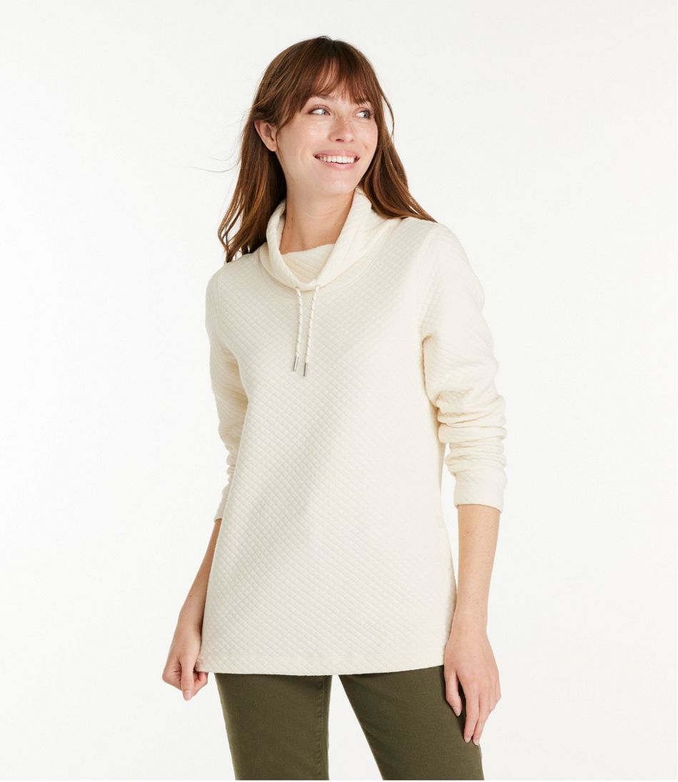L.L.Bean For Sale | Women's SoftLight Quilted Top, Funnelneck Pullover