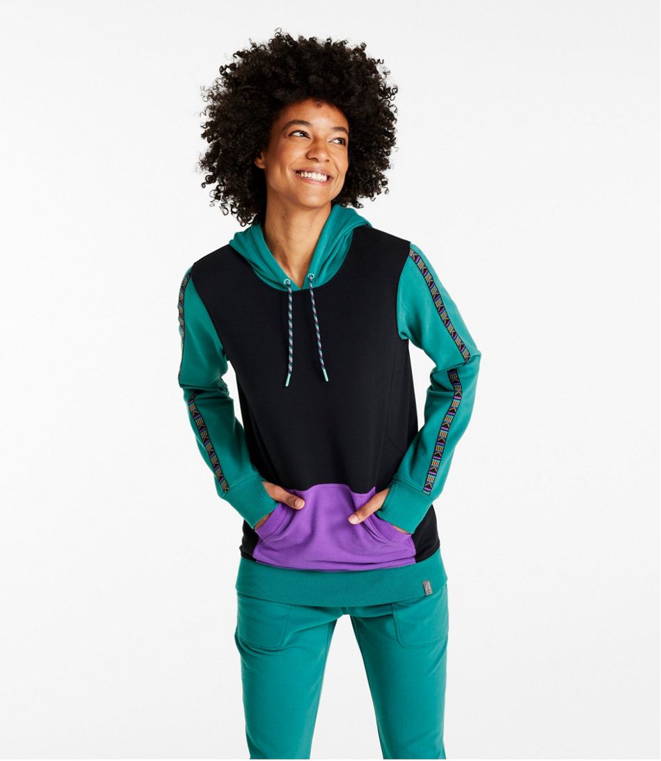 L.L.Bean US | Women's Bean's Cozy Camp Hoodie, Colorblock